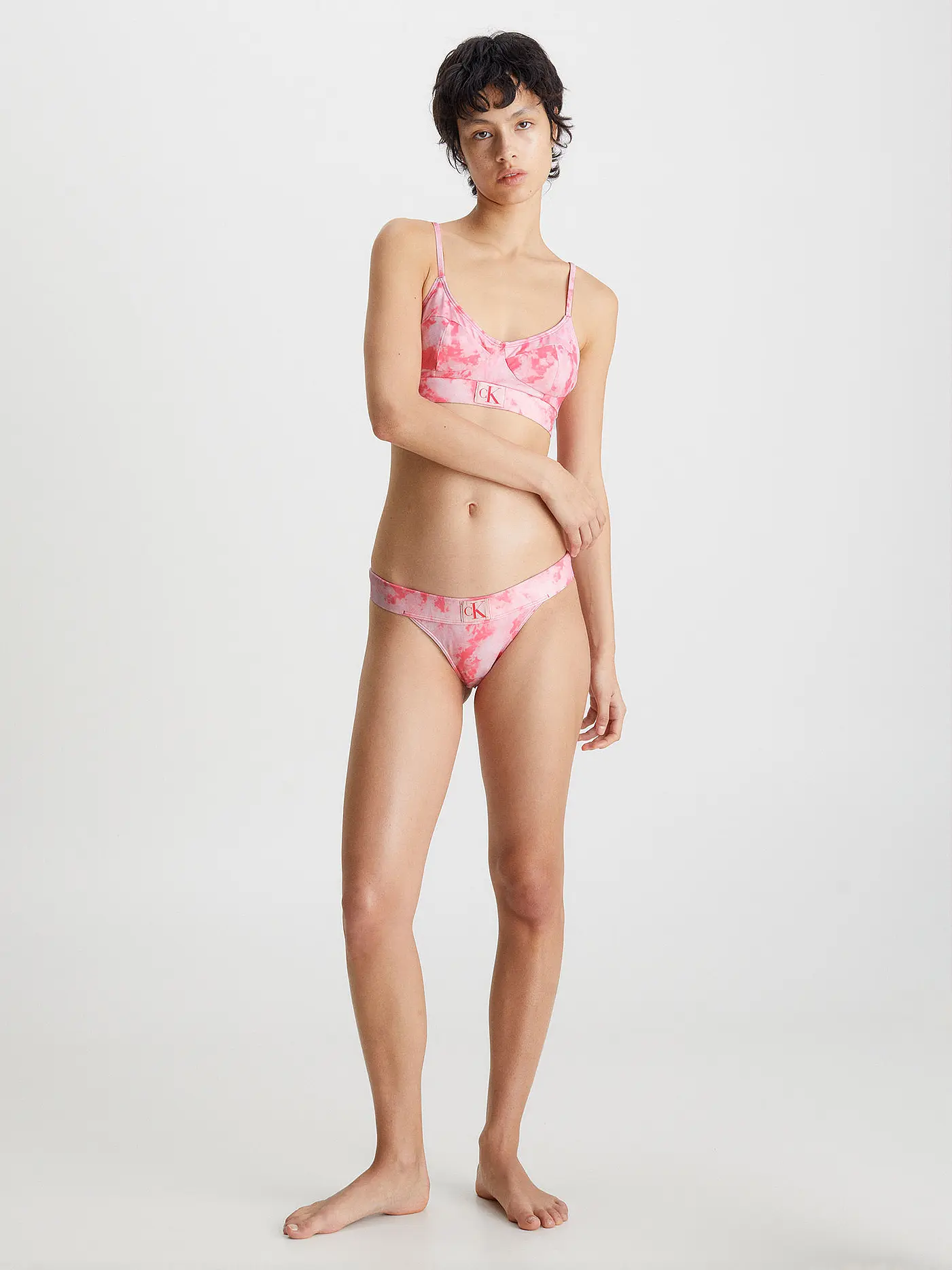 CALVIN KLEIN | Bikini Brazilian Slip  | pink