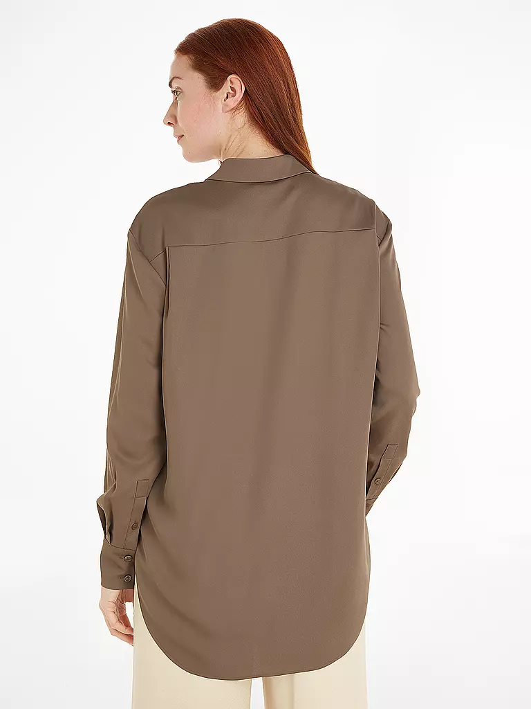 CALVIN KLEIN | Bluse  | hellbraun