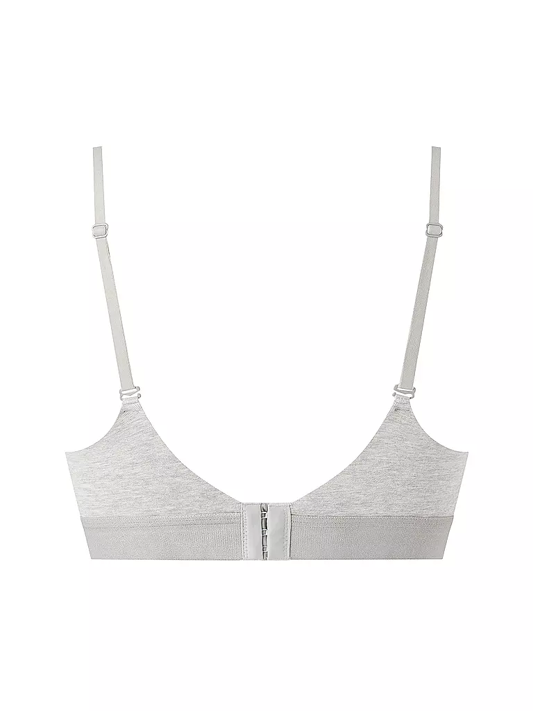 CALVIN KLEIN | Bralette Push Up Grey | hellgrau