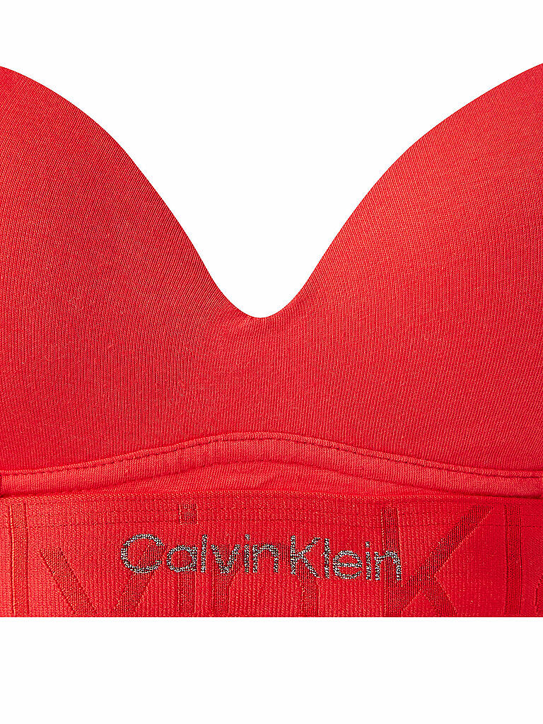 CALVIN KLEIN | Bralette Push Up Red | rot