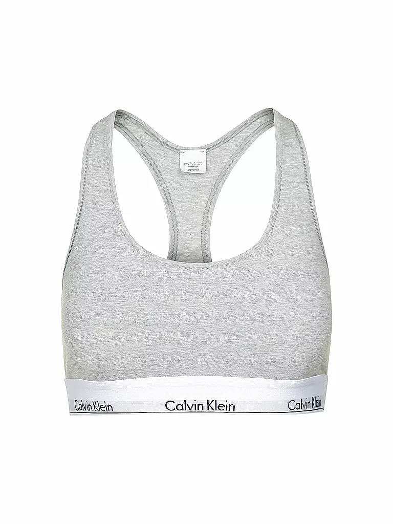 CALVIN KLEIN | Bustier "Bralette - Modern Cotton" | grau