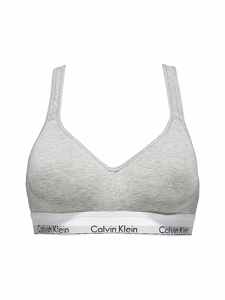 CALVIN KLEIN | Bustier "Bralette - Modern Cotton" | grau