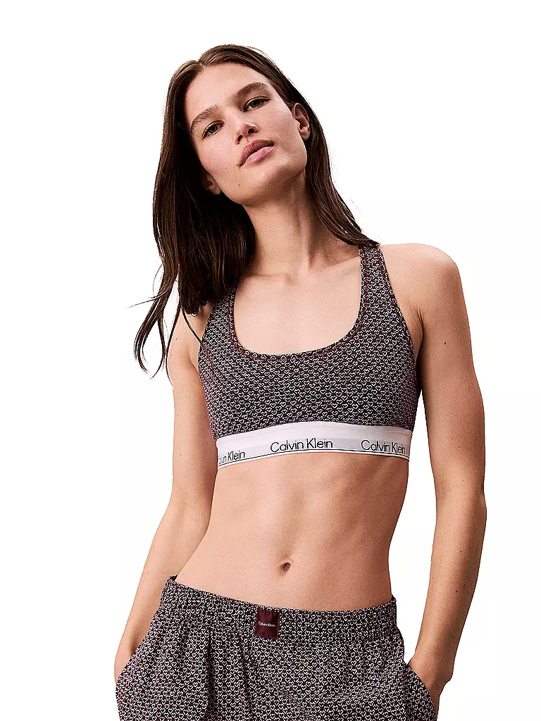 CALVIN KLEIN | Bustier purple | dunkelrot
