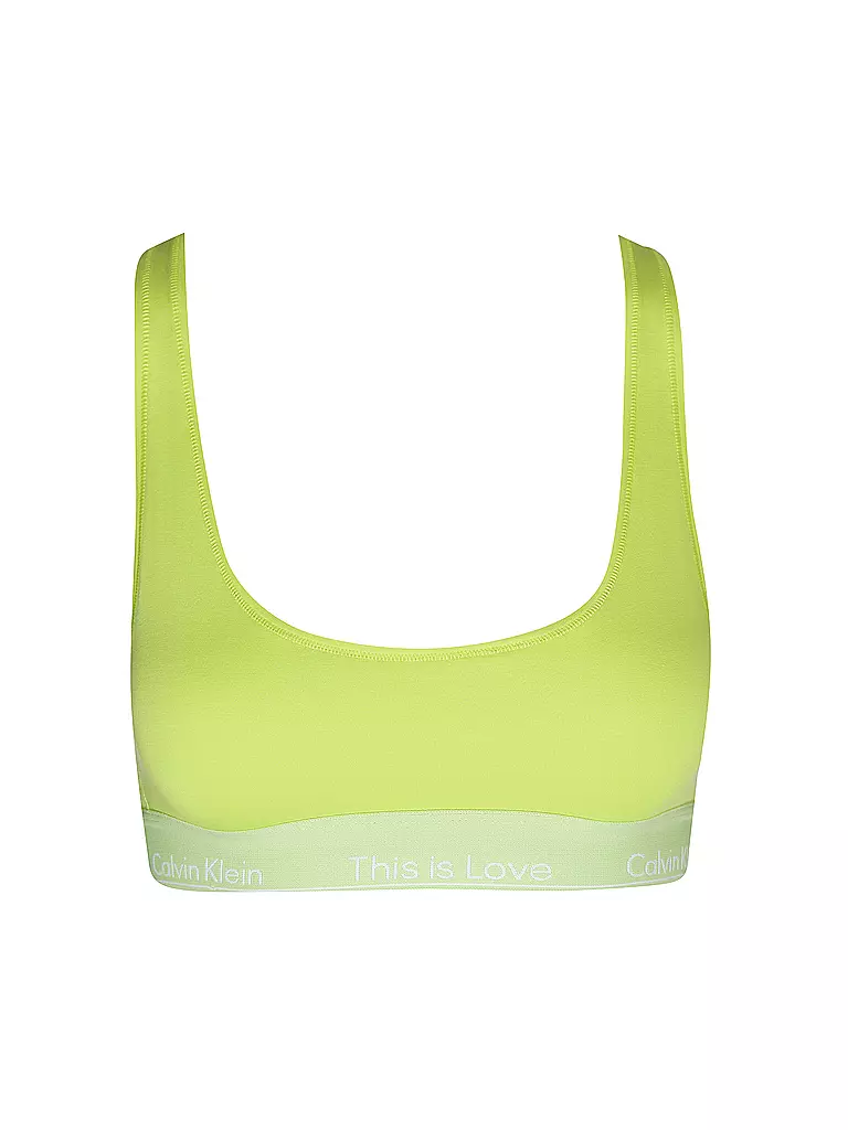 CALVIN KLEIN | Bustier yellow | hellgrün