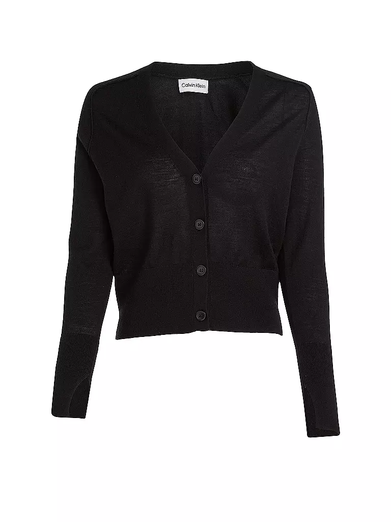 CALVIN KLEIN | Cardigan  | schwarz