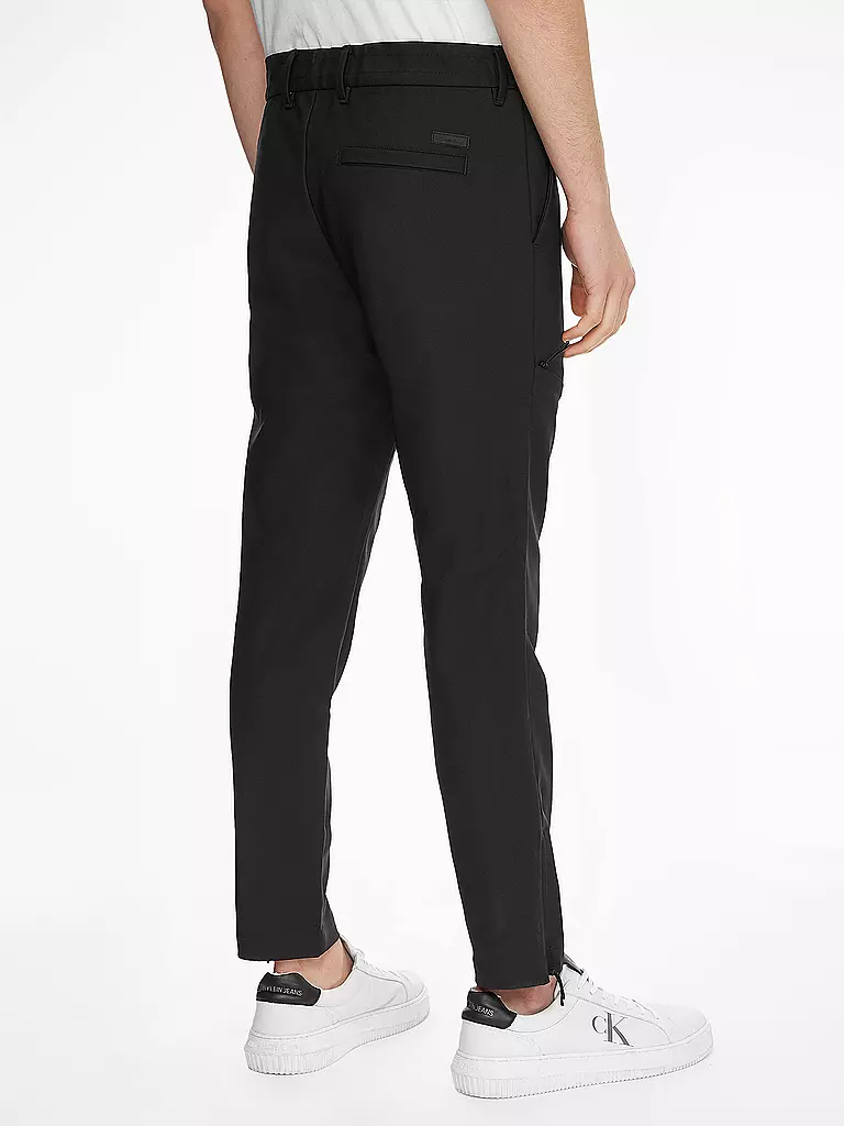 CALVIN KLEIN | Cargohose Slim Fit | schwarz