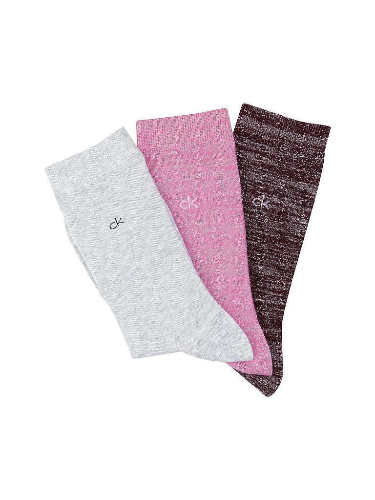 CALVIN KLEIN | Geschenkbox Socken 3-er Pkg. | rosa