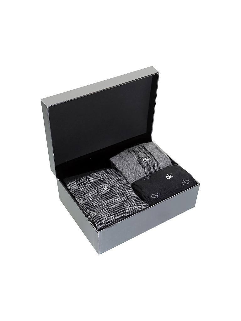 CALVIN KLEIN | Geschenkbox Socken 3-er Pkg. | schwarz