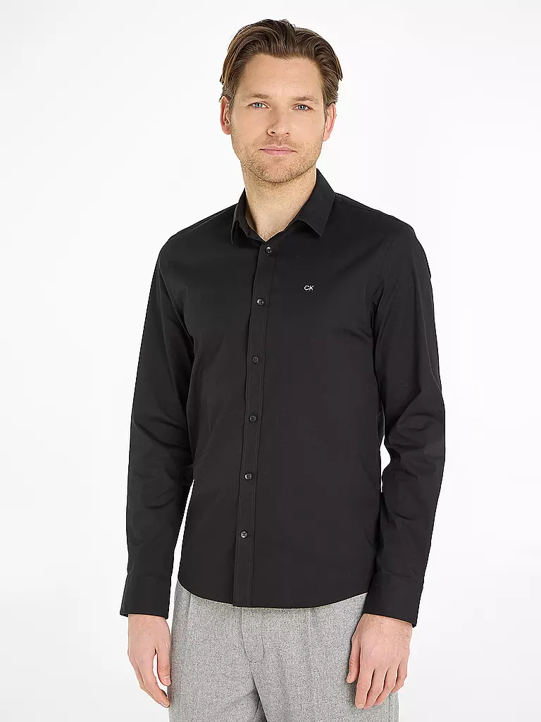 CALVIN KLEIN | Hemd | schwarz