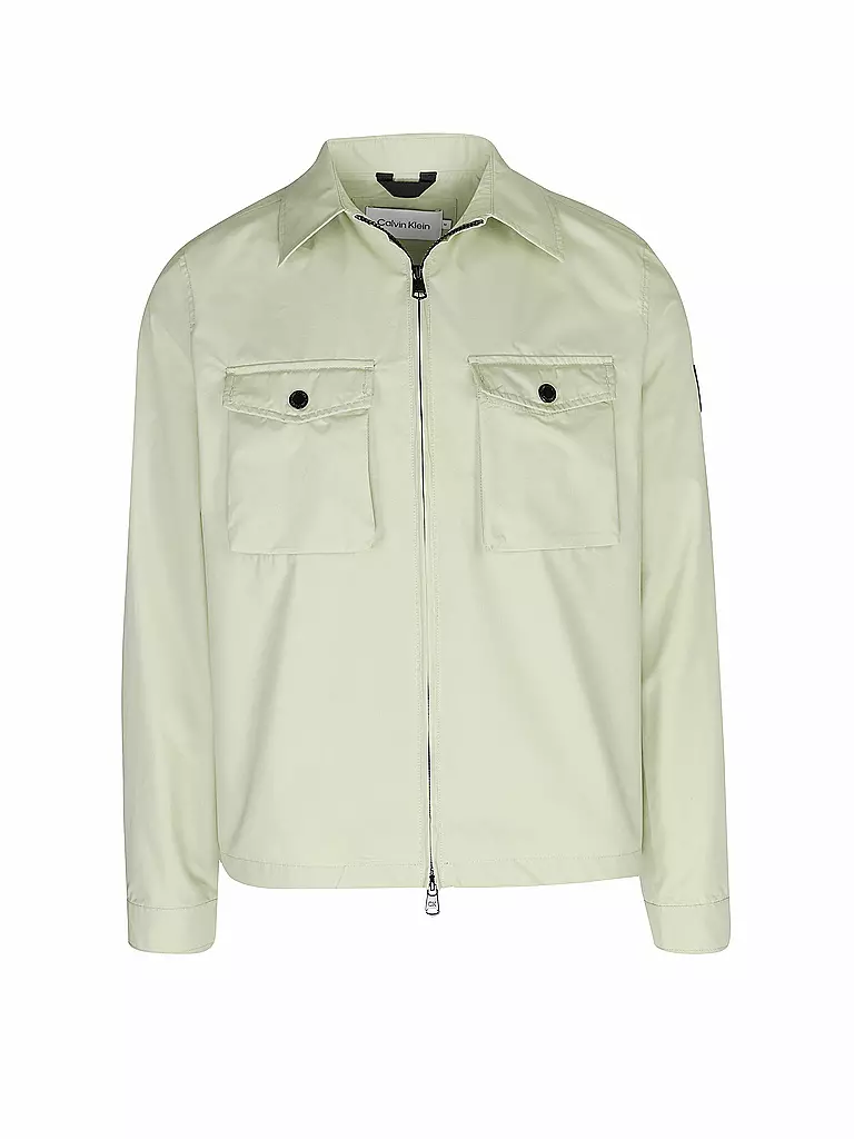 CALVIN KLEIN | Jacke - Overshirt | hellgrün