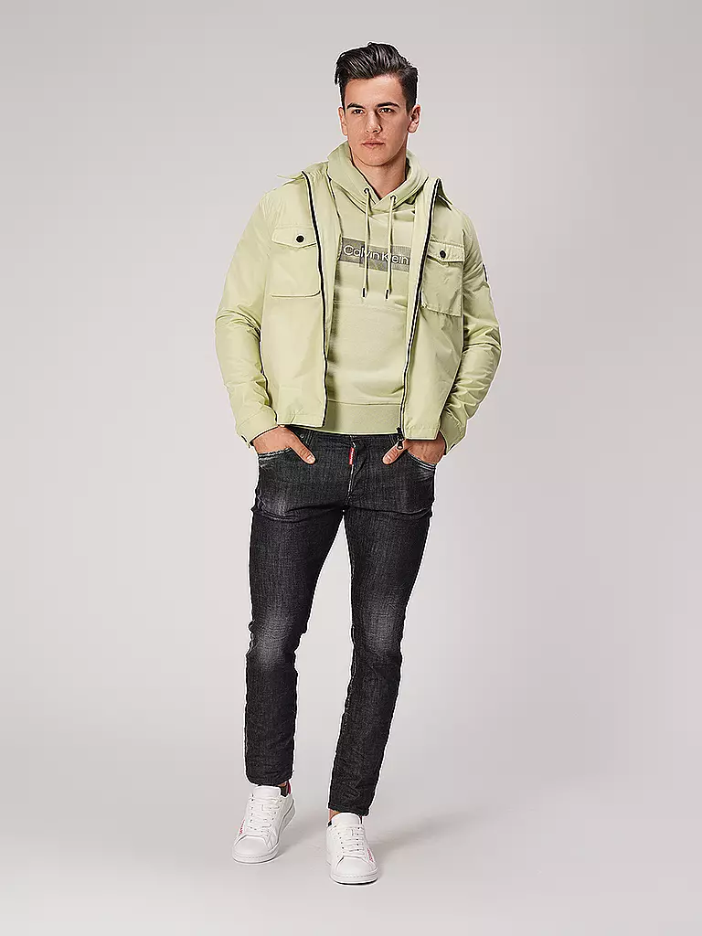 CALVIN KLEIN | Jacke - Overshirt | hellgrün