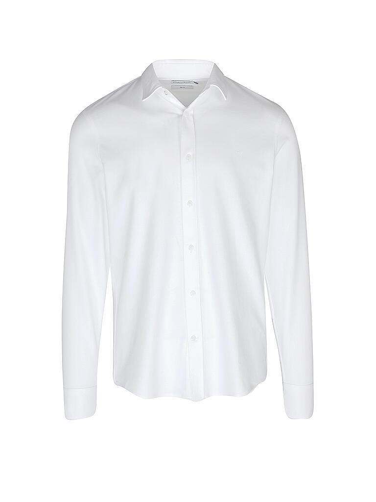 CALVIN KLEIN | Jerseyhemd Slim Fit | weiß