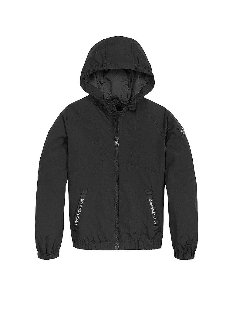 CALVIN KLEIN | Jungen Windbreaker Jacke | schwarz