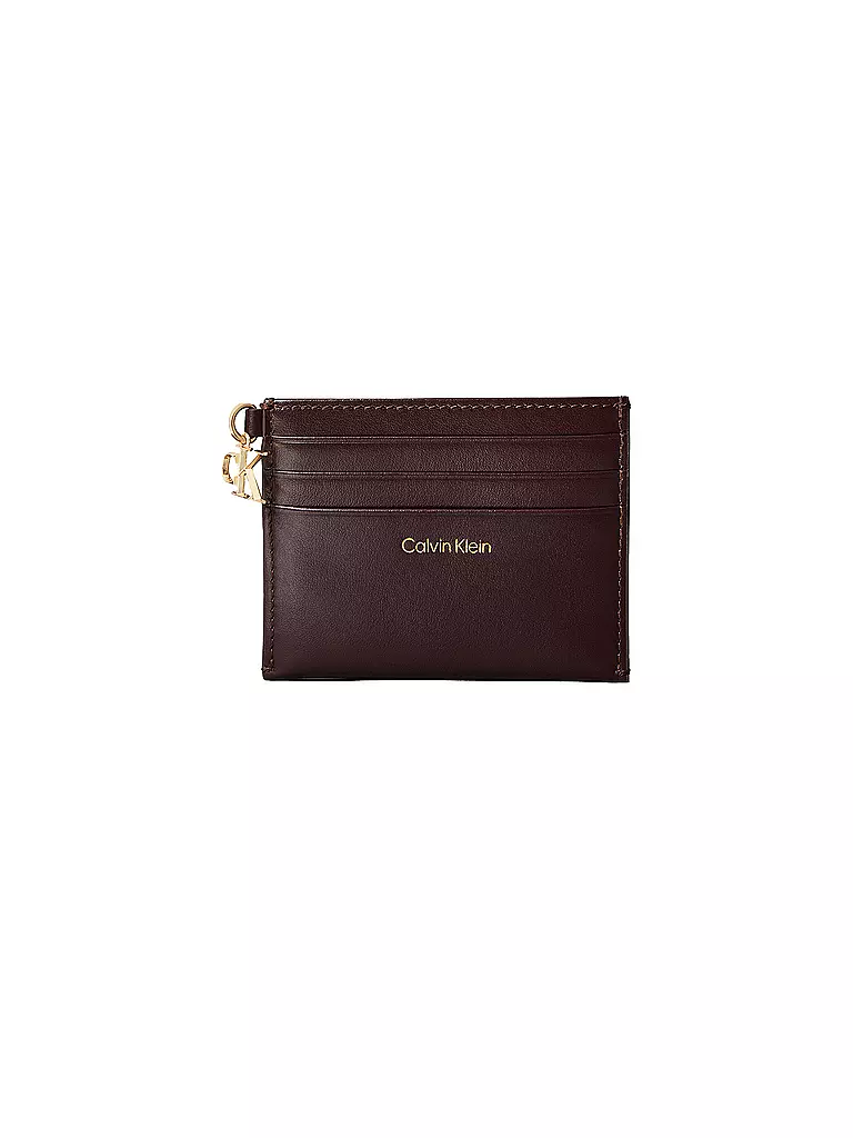 CALVIN KLEIN | Kartenetui CK PULLER | dunkelrot