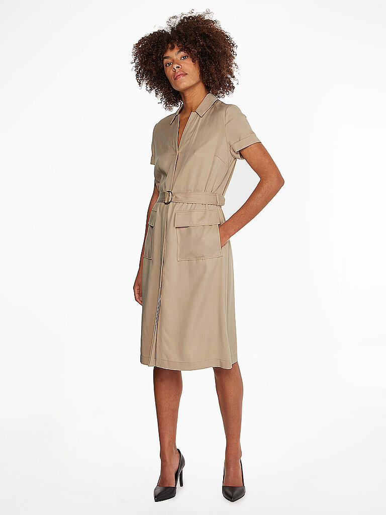 CALVIN KLEIN | Kleid | beige