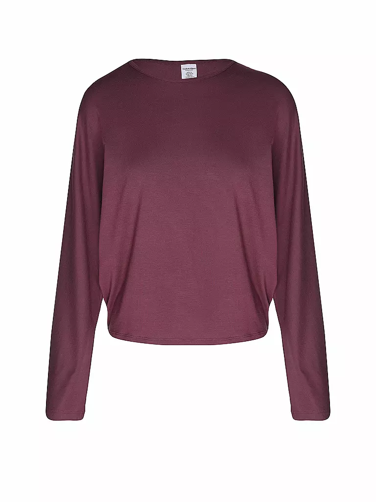 CALVIN KLEIN | Langarmshirt  | beere