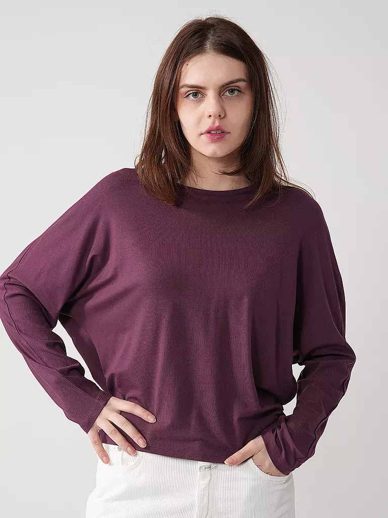 CALVIN KLEIN | Langarmshirt  | beere