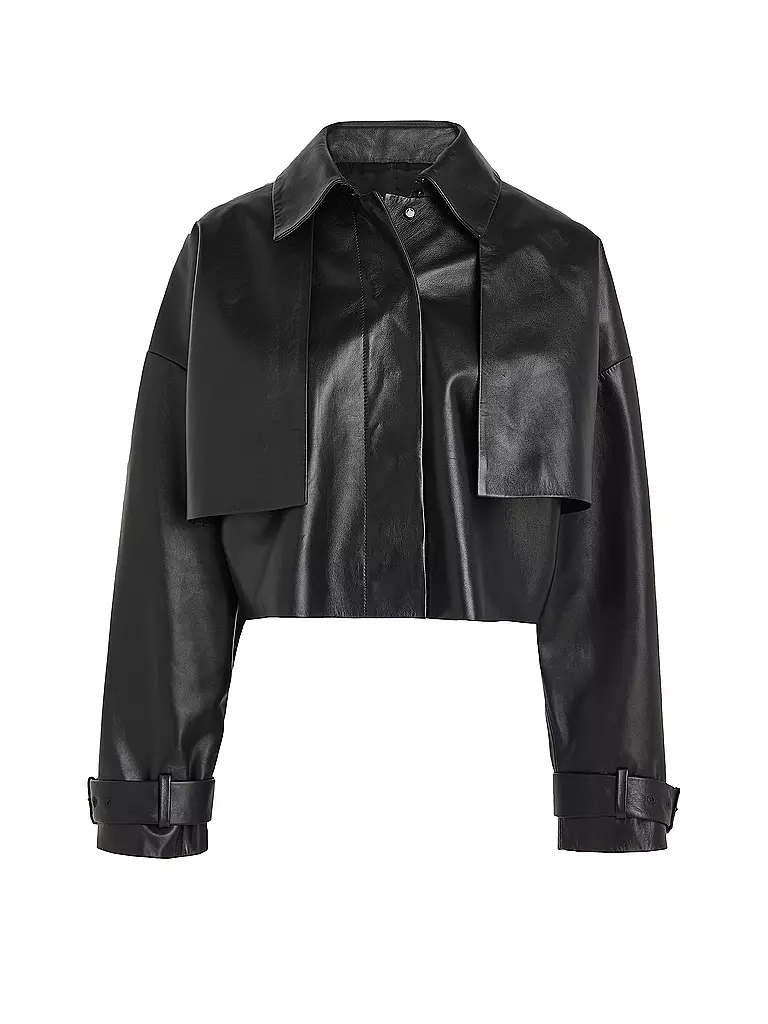 CALVIN KLEIN | Lederjacke | schwarz