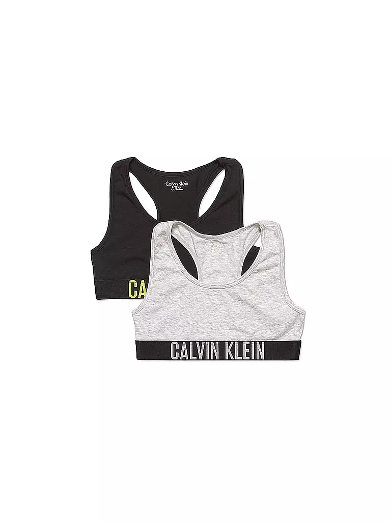 CALVIN KLEIN | Mädchen Bustier 2er Pkg Intense Power | grau