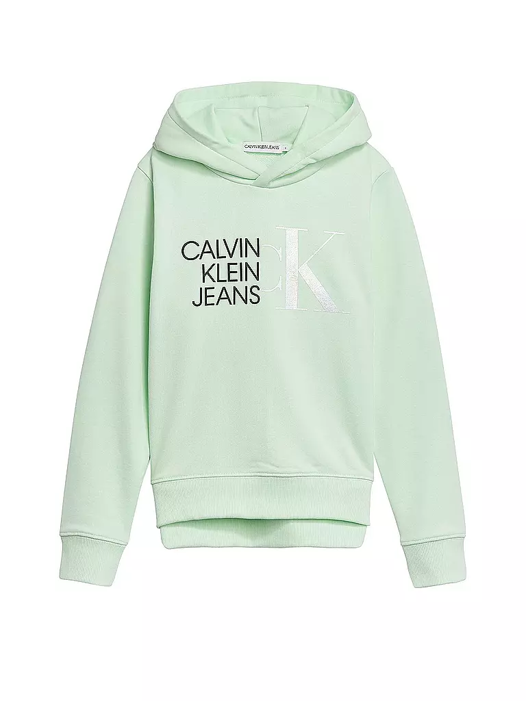 CALVIN KLEIN | Mädchen Kapuzensweater | türkis