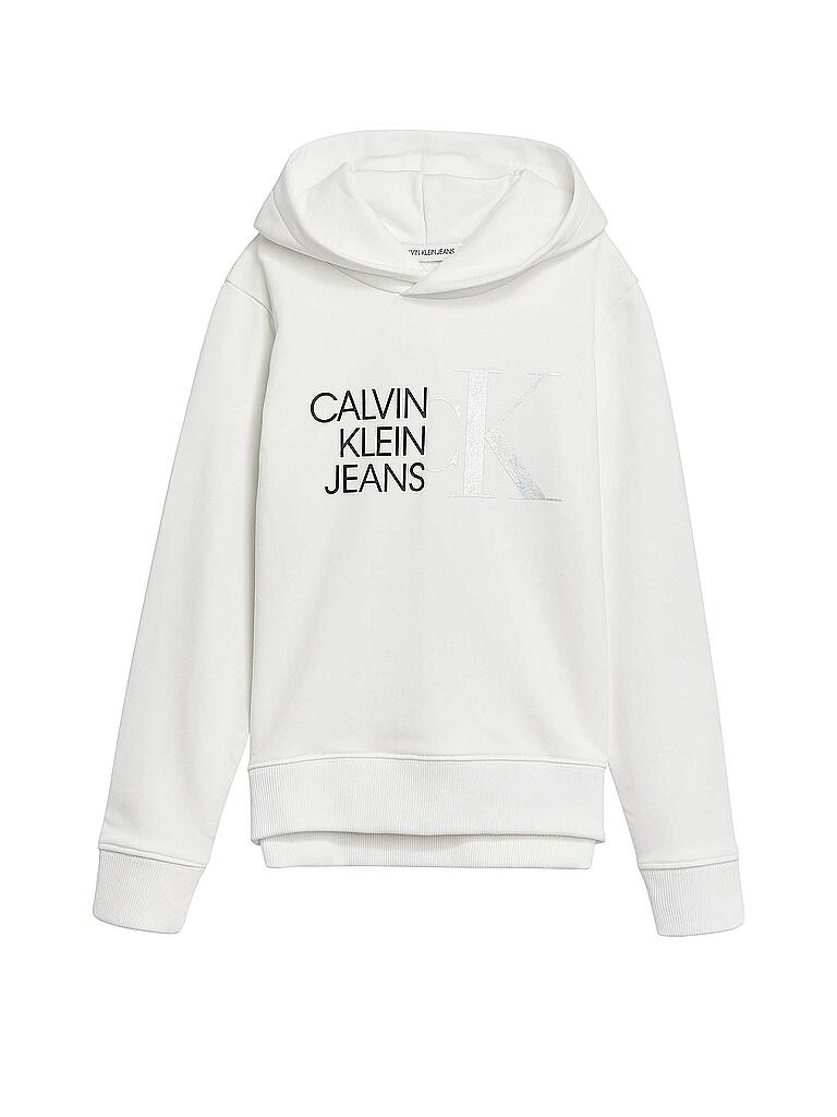 CALVIN KLEIN | Mädchen Kapuzensweater | weiß