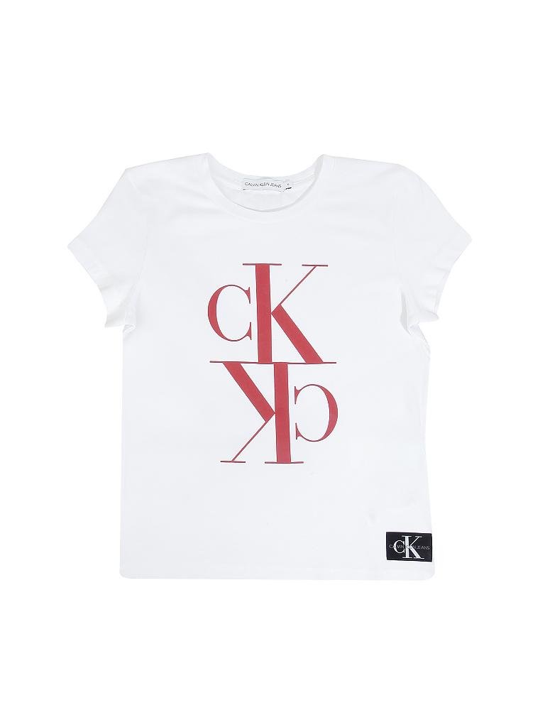 CALVIN KLEIN | Mädchen-Shirt "Monogram" | weiß