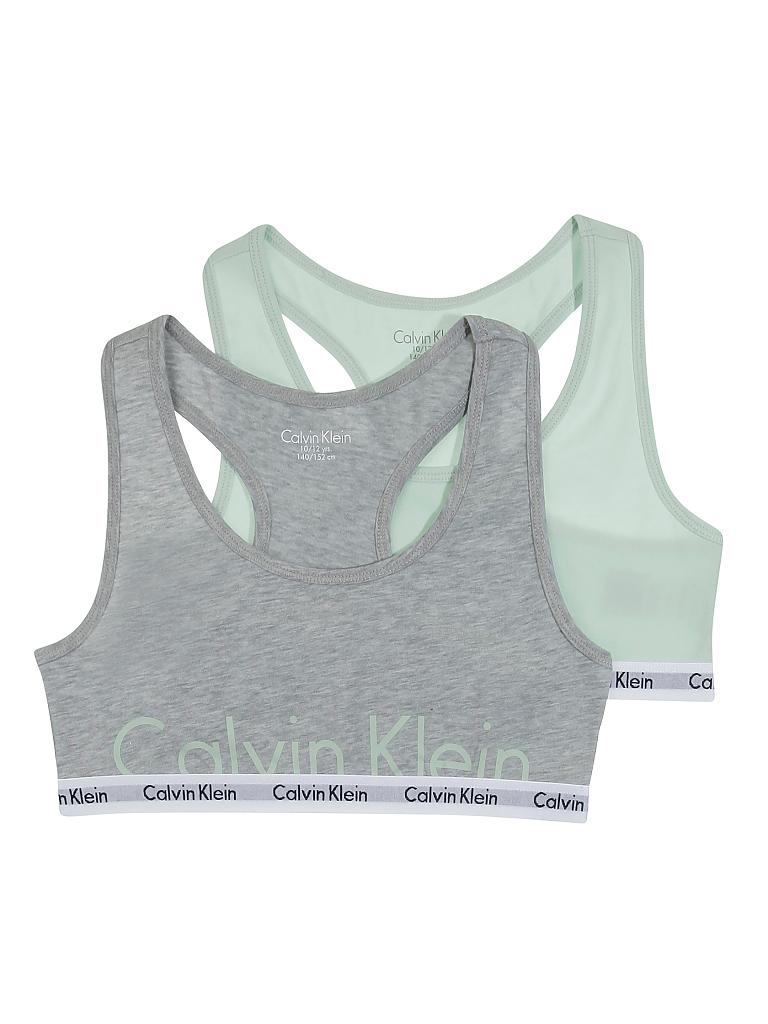 CALVIN KLEIN MädchenBustier 2er Pkg. &quot;Modern Cotton&quot; grau 1012J