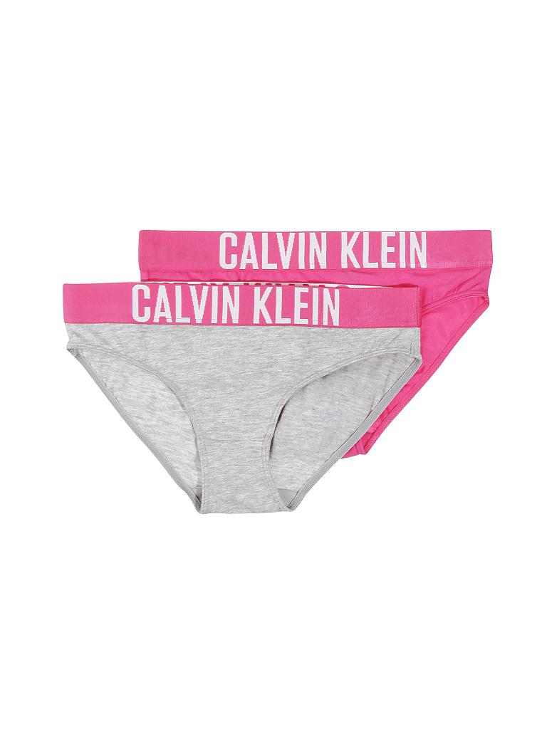 CALVIN KLEIN MädchenSlip 2er Pkg. &quot;Intense Power&quot; grau 1214J
