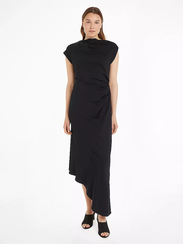 CALVIN KLEIN | Midikleid | schwarz
