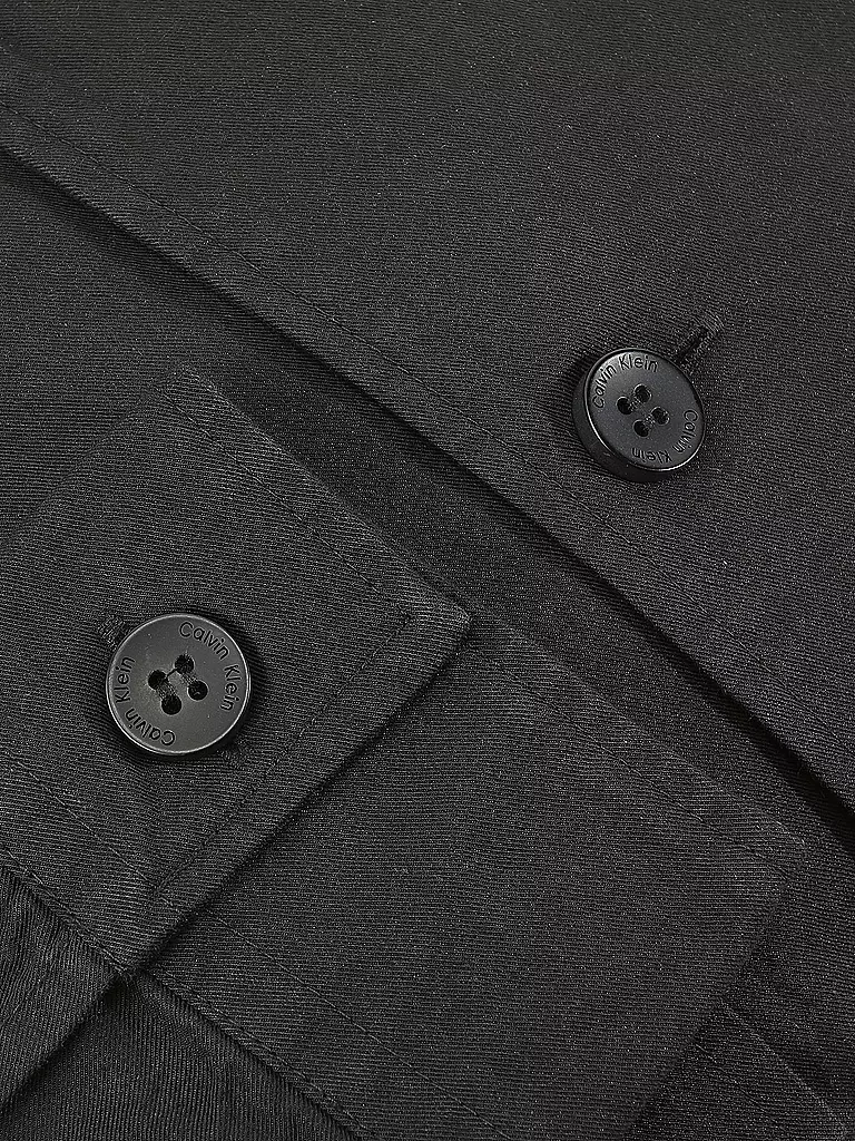 CALVIN KLEIN | Overshirt  | schwarz