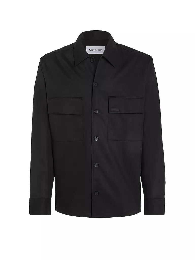 CALVIN KLEIN | Overshirt | schwarz