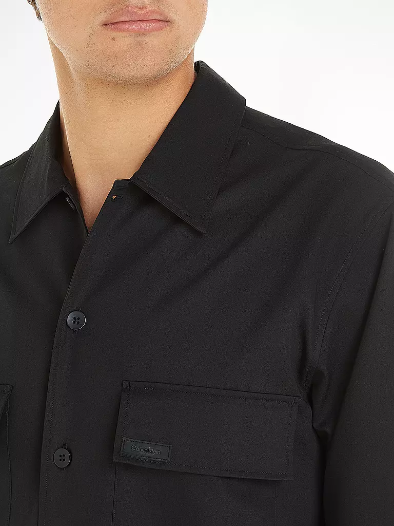 CALVIN KLEIN | Overshirt | schwarz