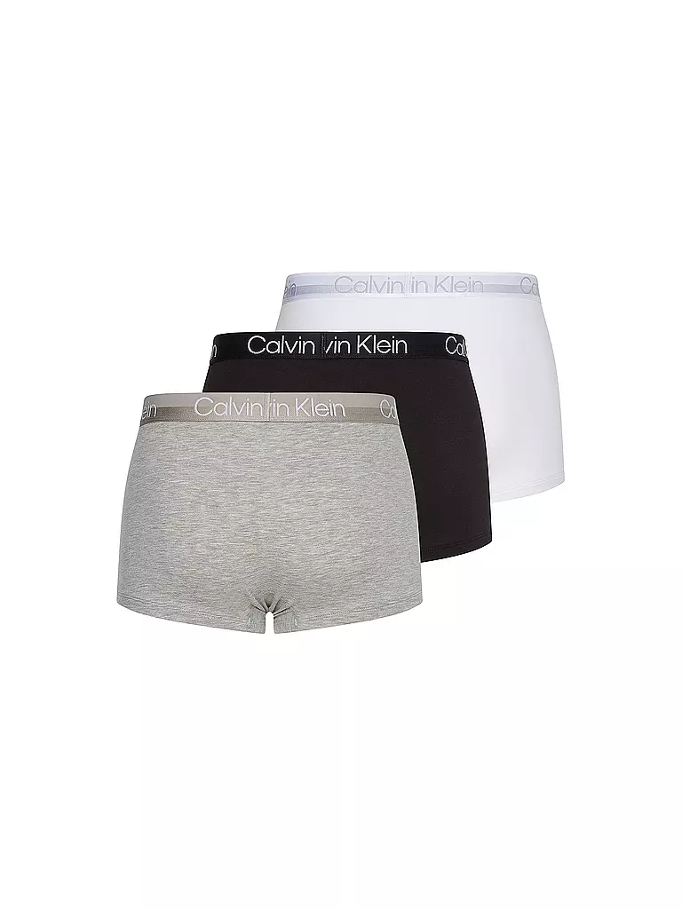 CALVIN KLEIN | Pants 3er Pkg schwarz grau weiss | bunt