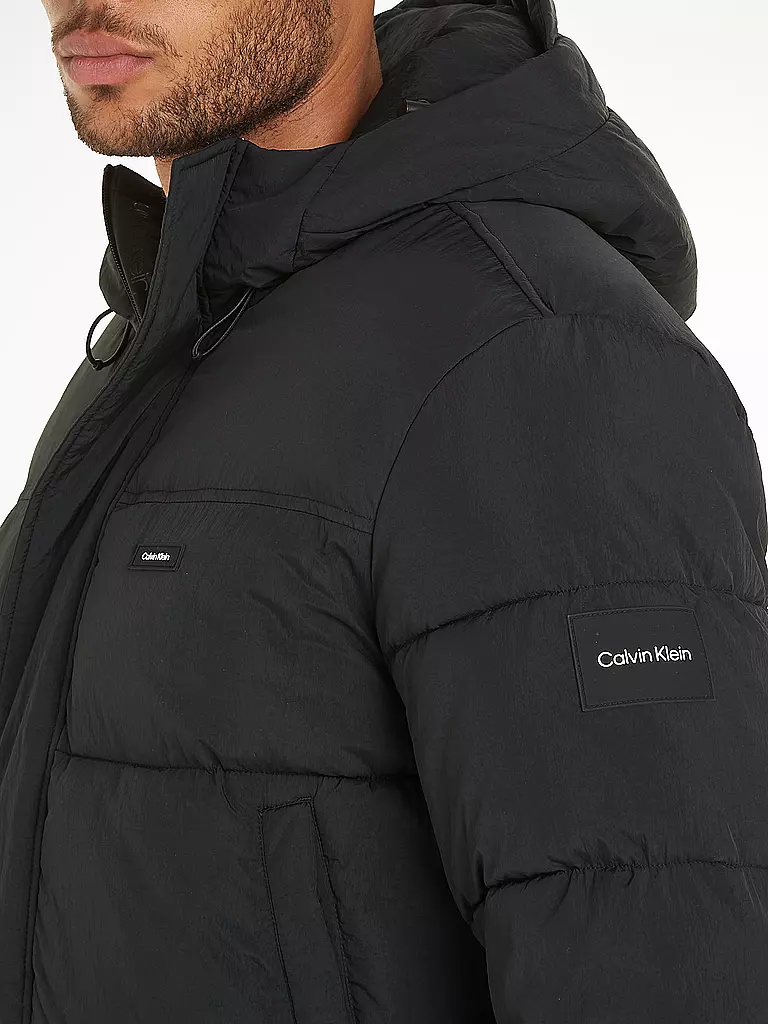 CALVIN KLEIN | Parka | schwarz