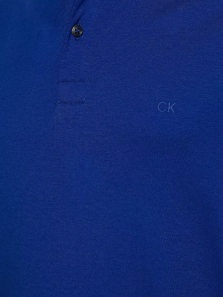 CALVIN KLEIN | Poloshirt Slim Fit Liquid Touch | blau