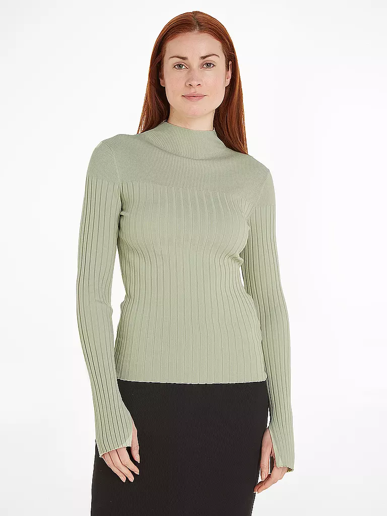 CALVIN KLEIN | Pullover  | hellgrün