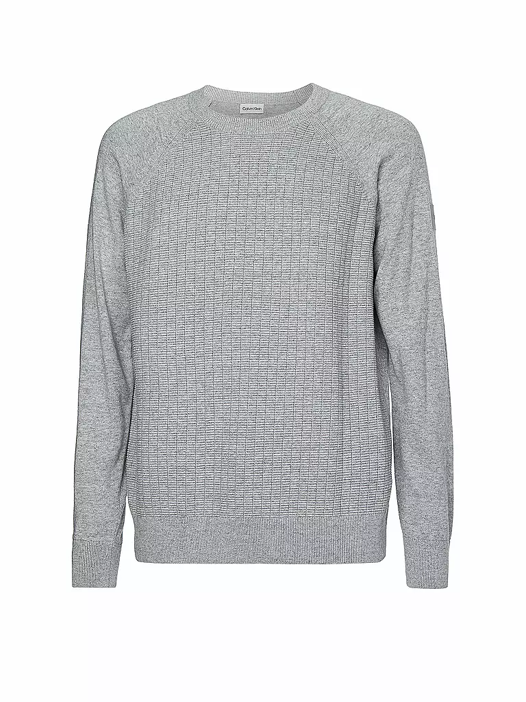 CALVIN KLEIN | Pullover RAGLAN  | grau