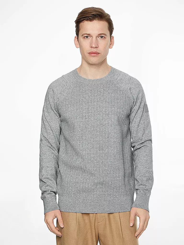 CALVIN KLEIN | Pullover RAGLAN  | grau