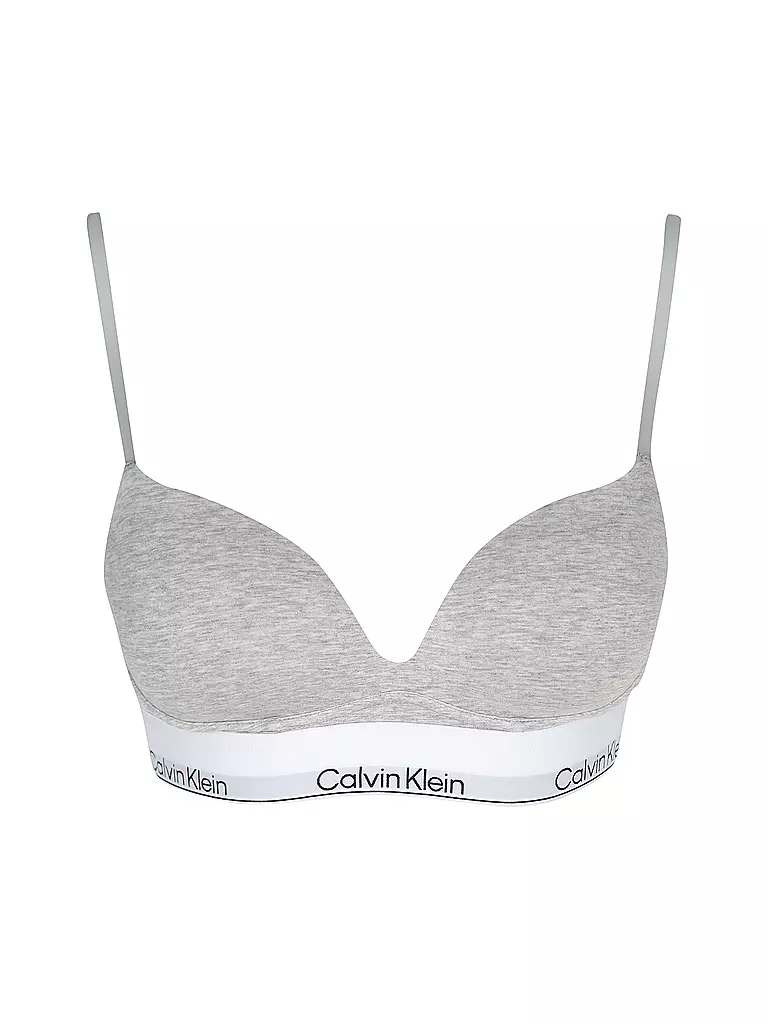 CALVIN KLEIN | Push Up BH grey | hellgrau