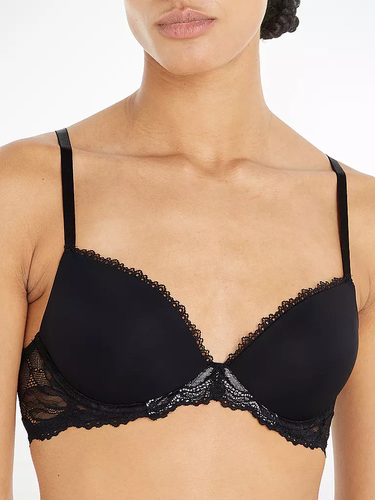 CALVIN KLEIN | Push Up BH SEDUCTIVE COMFORT black | schwarz