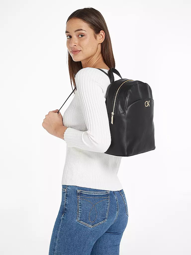 CALVIN KLEIN | Rucksack RE-LOCK | schwarz