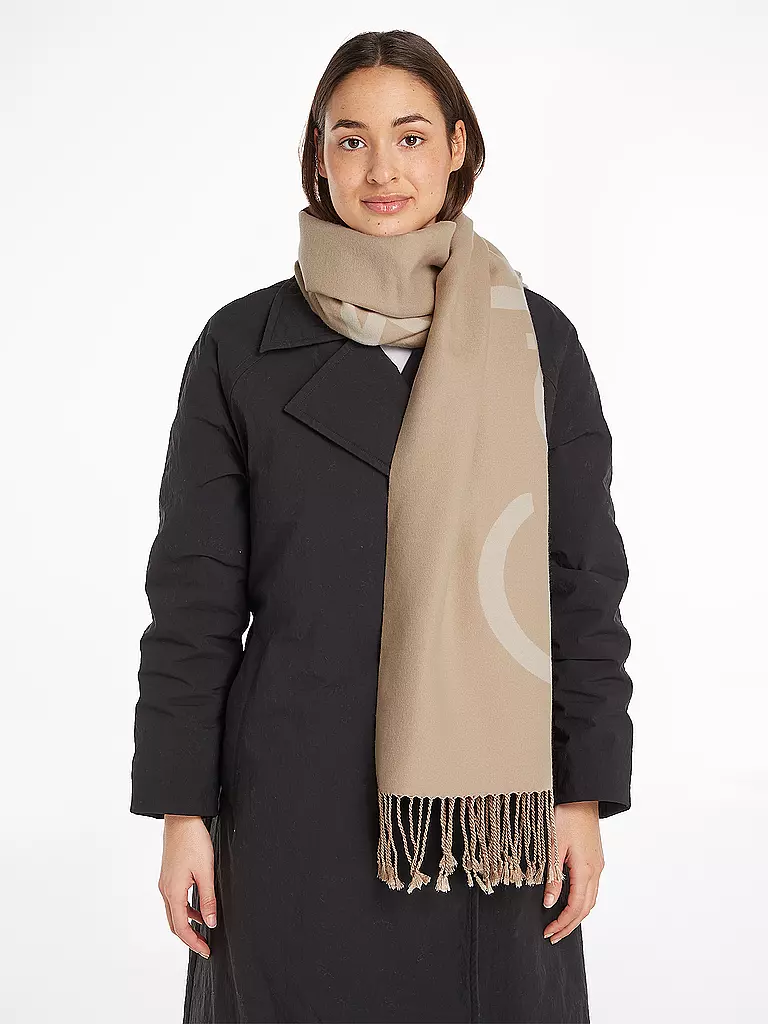 beige KLEIN Schal CALVIN