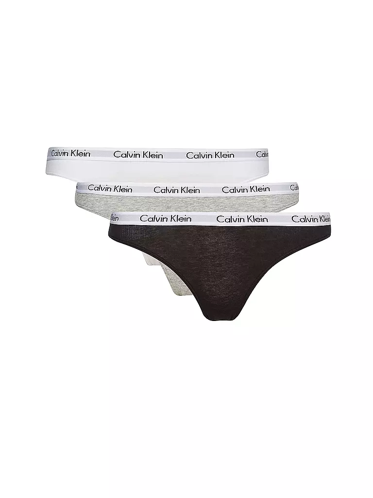 CALVIN KLEIN | Slip 3-er Pkg. black | bunt