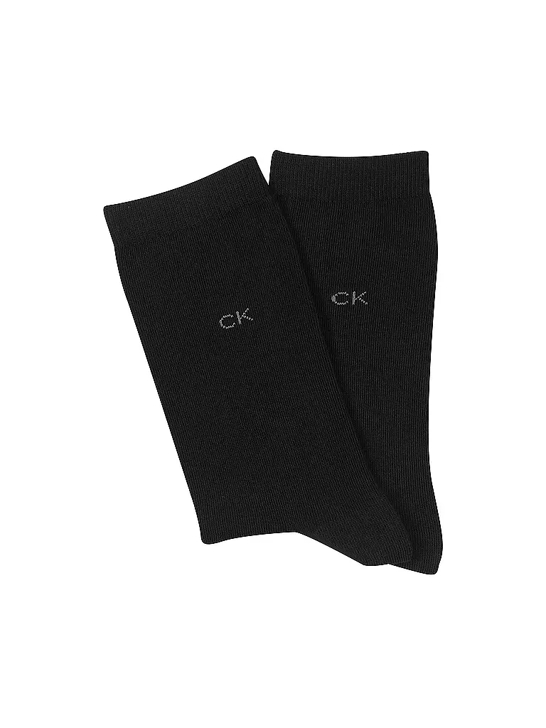 CALVIN KLEIN | Socken 2er Pkg. black | schwarz