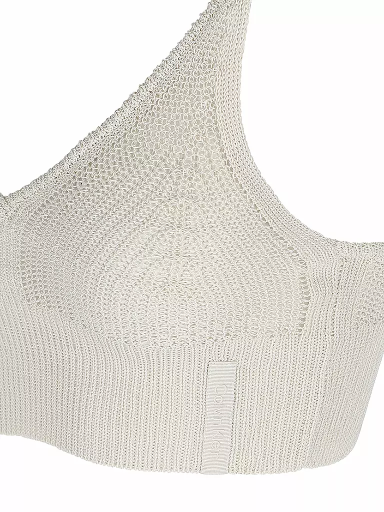 CALVIN KLEIN | Stricktop Cropped Fit | beige