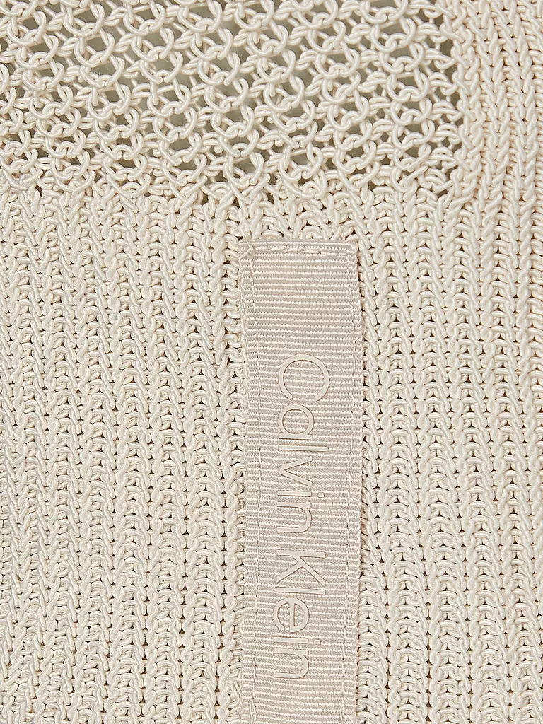 CALVIN KLEIN | Stricktop Cropped Fit | beige