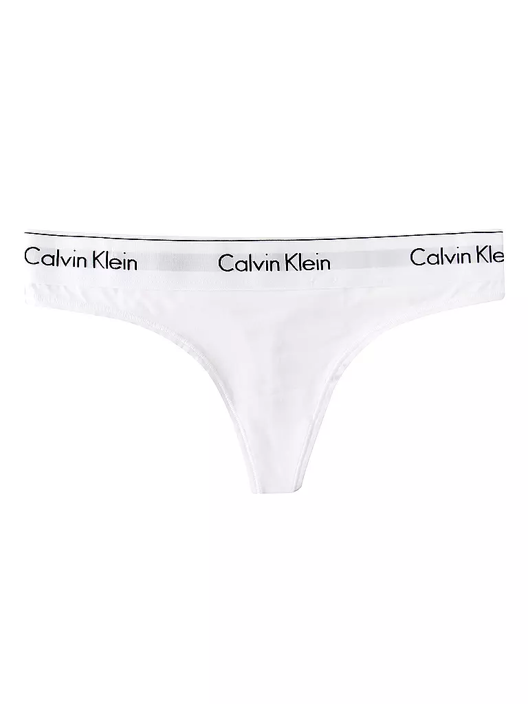 CALVIN KLEIN | String "Modern Cotton" (Weiss) | weiss