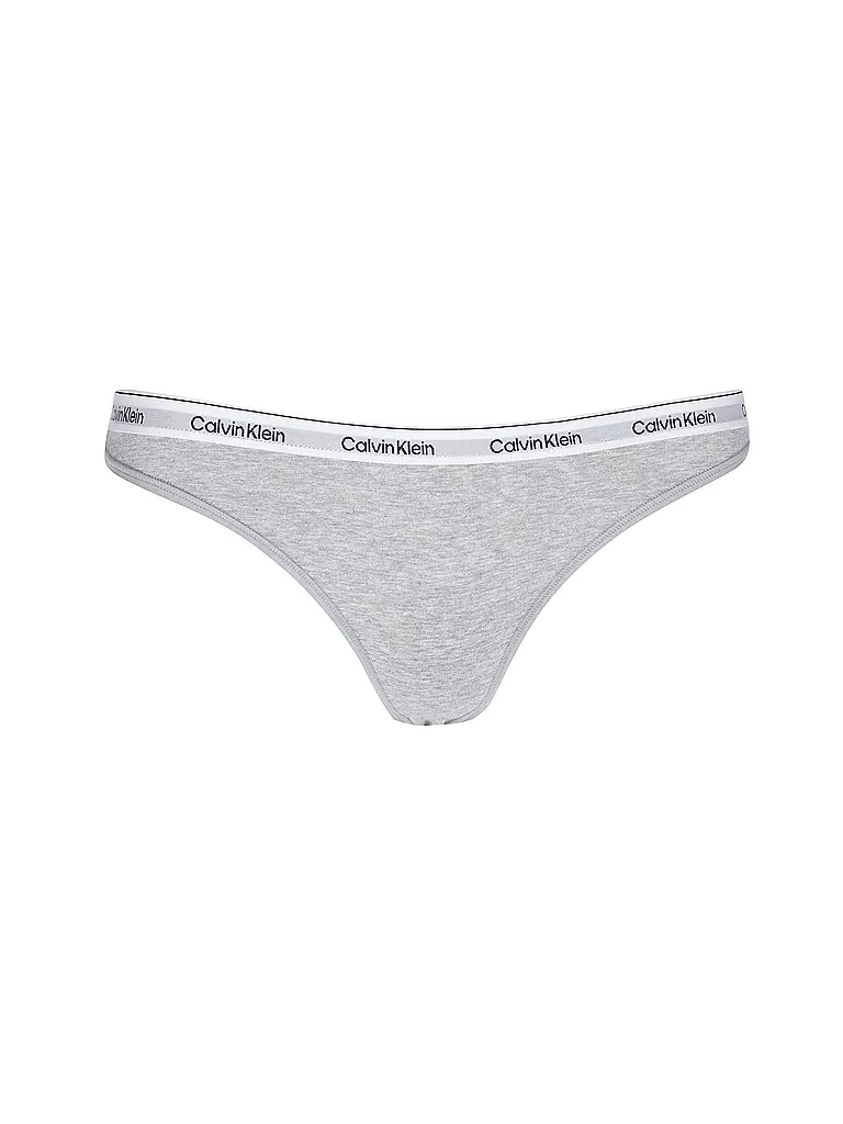 CALVIN KLEIN | String 3er Pack multi | hellgrau
