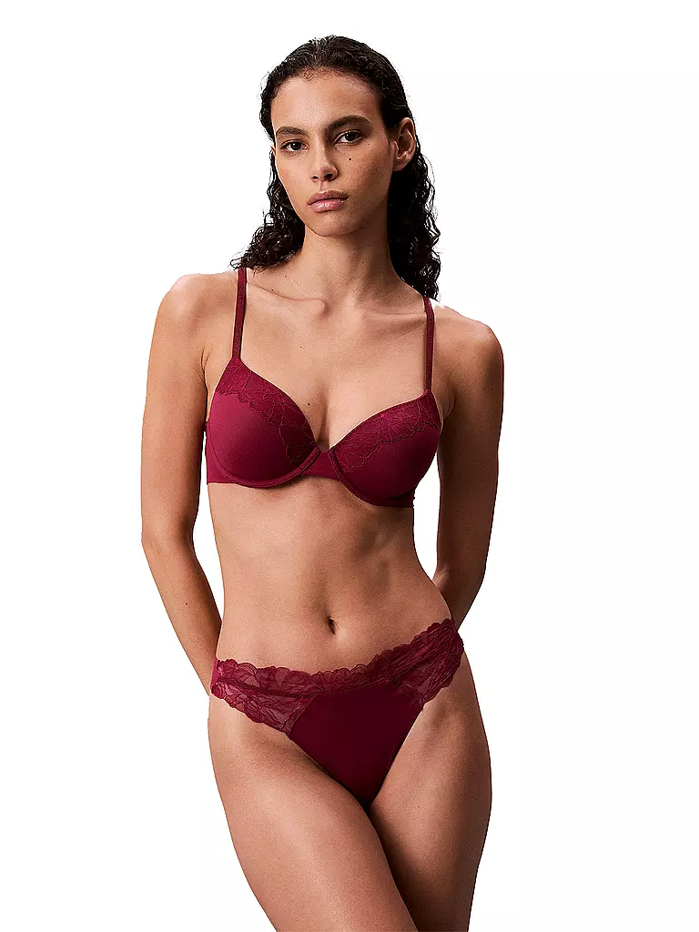 CALVIN KLEIN | String red | dunkelrot