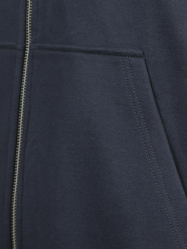 CALVIN KLEIN | Sweat-Jacke "Carbon Brush" | blau